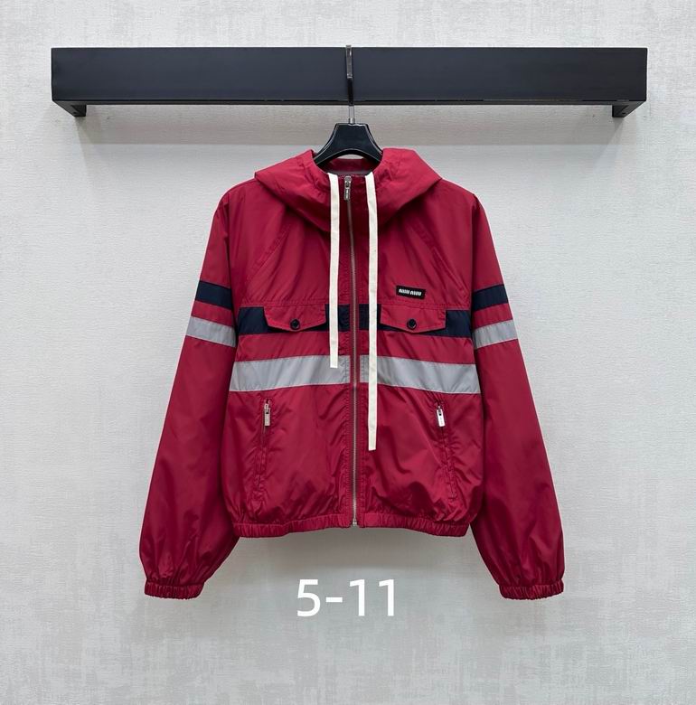 Rally Contrast-Stripe Hooded Jacket