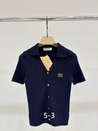 Rivoli Short-Sleeve Knit Cardigan