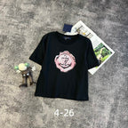 Rosette Statement Graphic T-Shirt