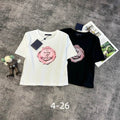 Rosette Statement Graphic T-Shirt