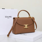 Classic Leather Top Handle Bag