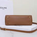 Classic Leather Top Handle Bag