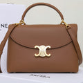 Classic Leather Top Handle Bag