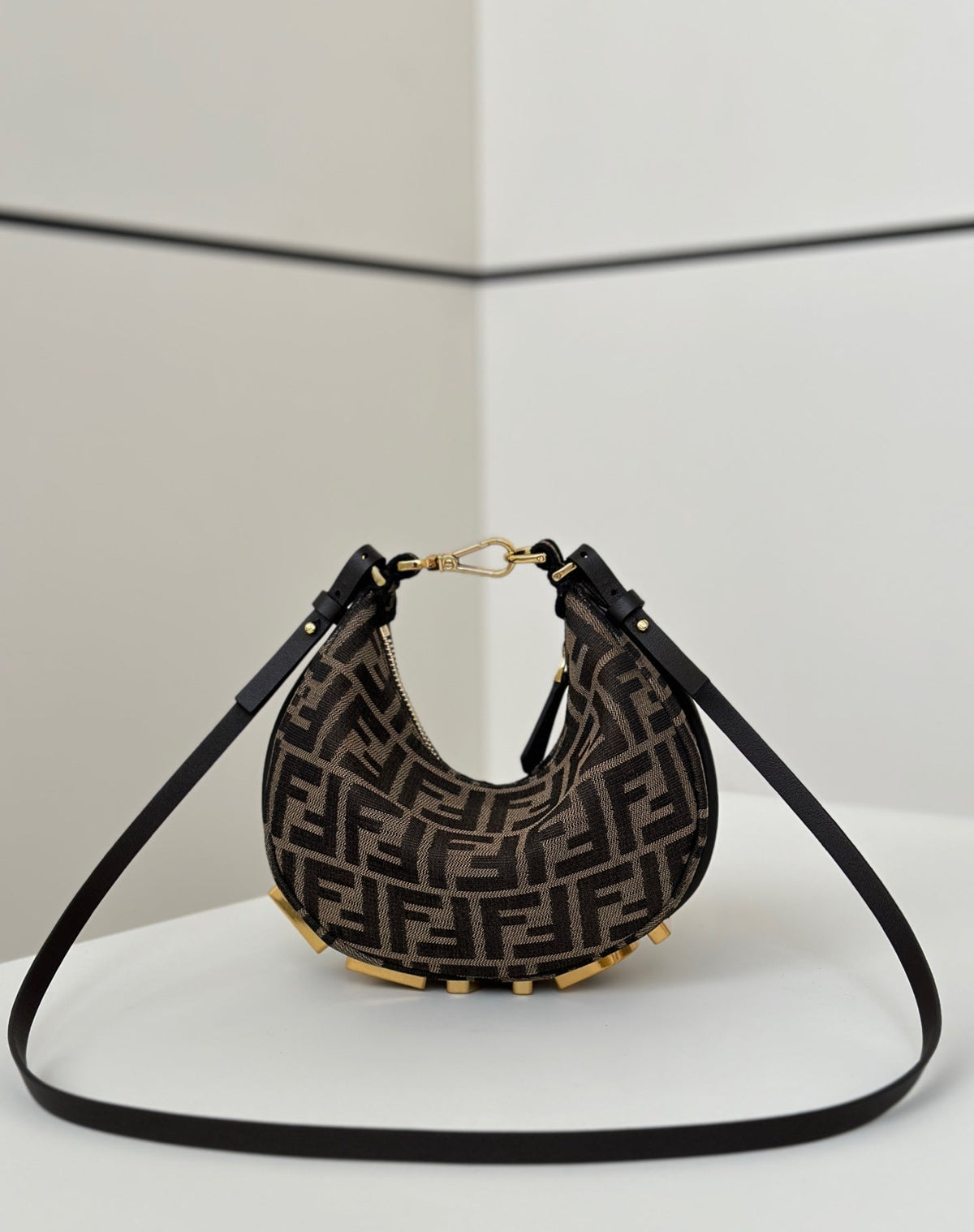 Mini Crescent Shoulder Bag