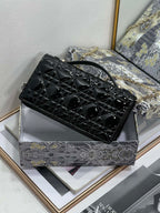 Glossy Quilted Patent Bag