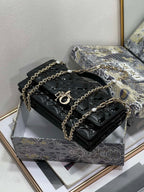 Glossy Quilted Patent Bag